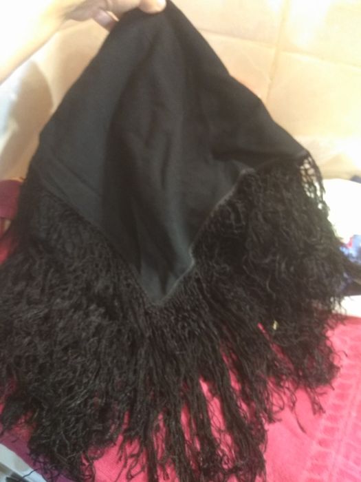 Дефекты. Платок большой винтажный, платок, хустка