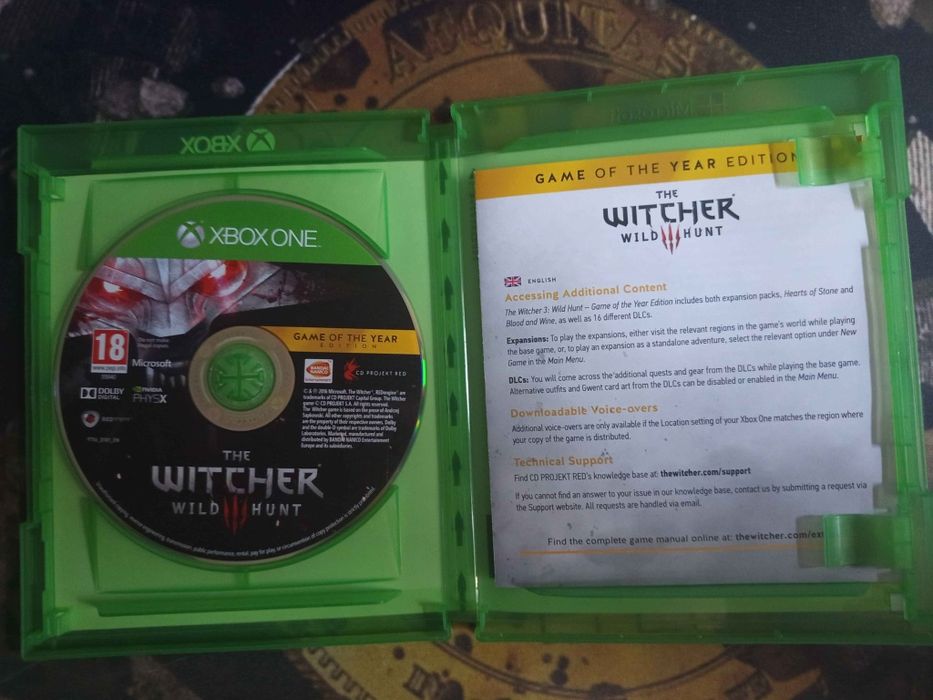 The Witcher 3 Dziki Gon edycja gry roku Goty Xbox one