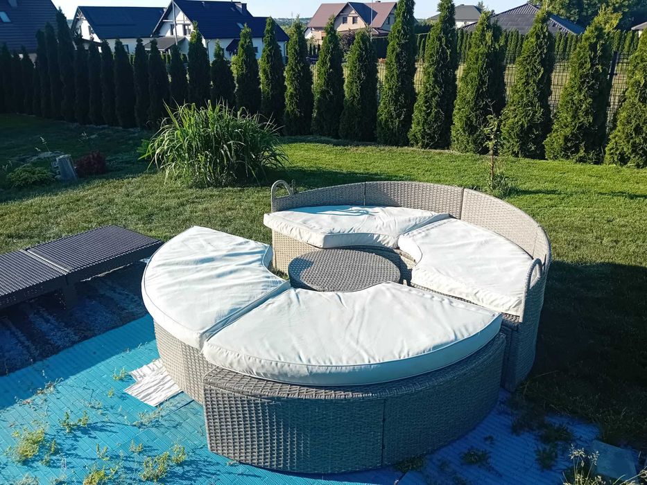Leżak ogrodowy wyspa
