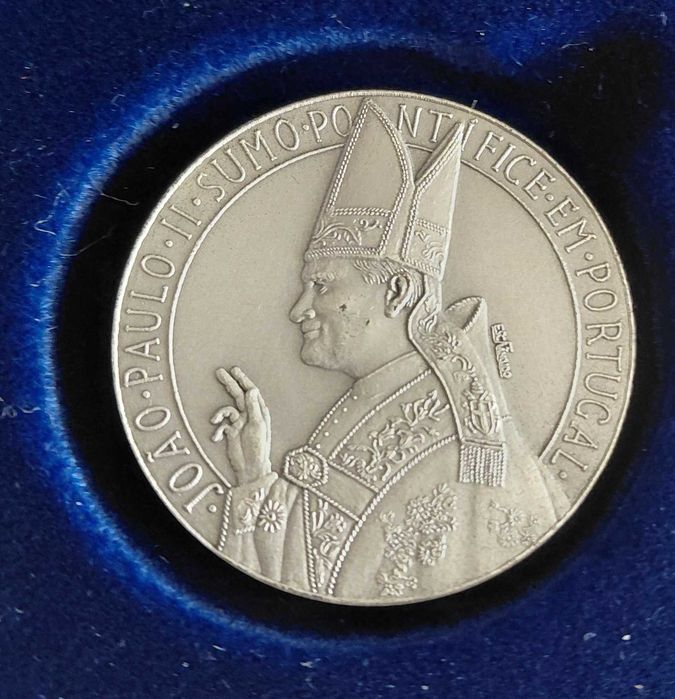 2 Medalhas prata João Paulo II