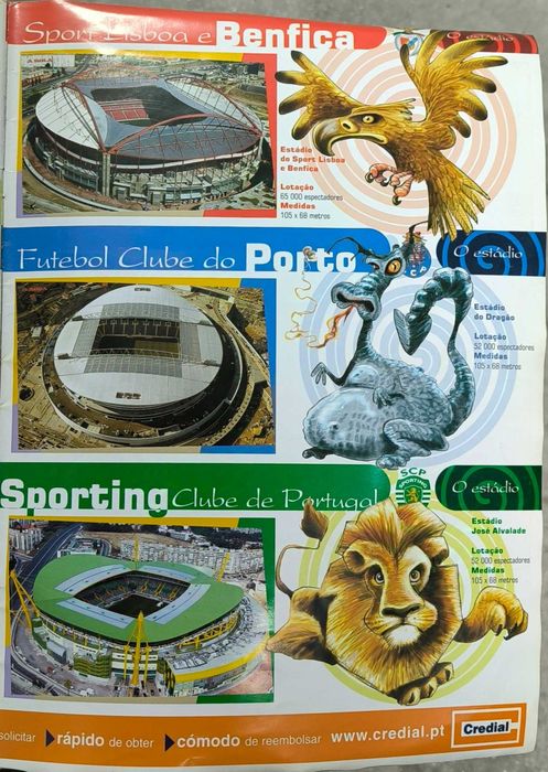 Caderneta  Futebol Cromos