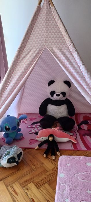 Tenda tipi rosa infantil