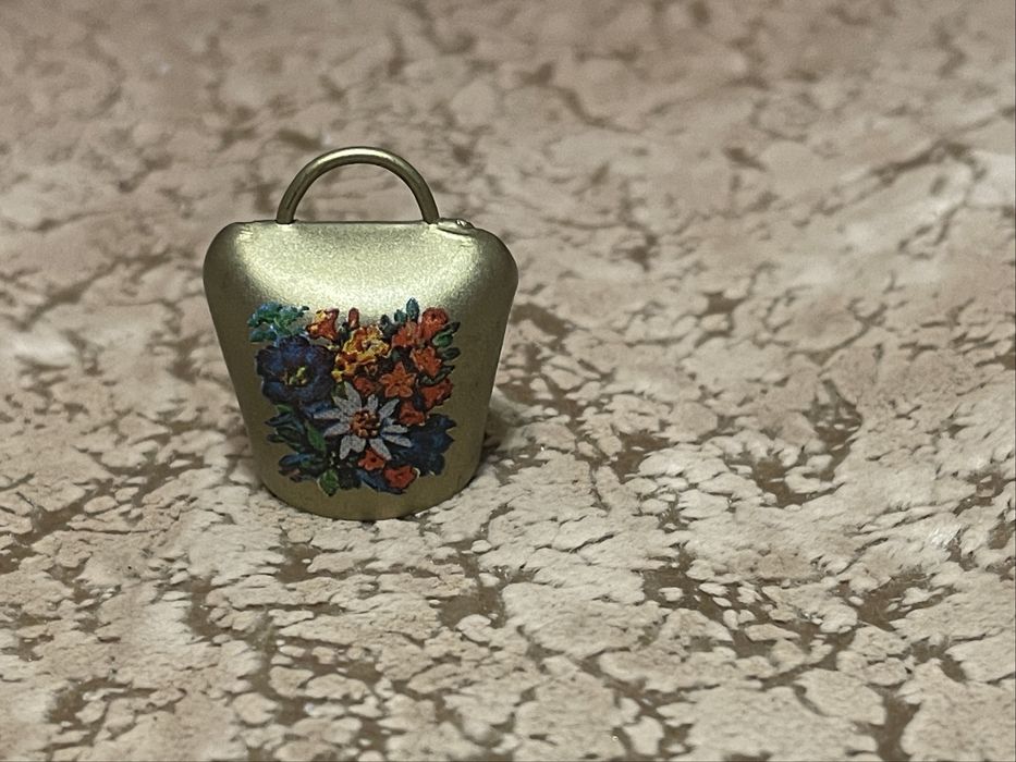 Сувенірний металевий дзвоник «Едельвейс» (Німеччина, Альпи).