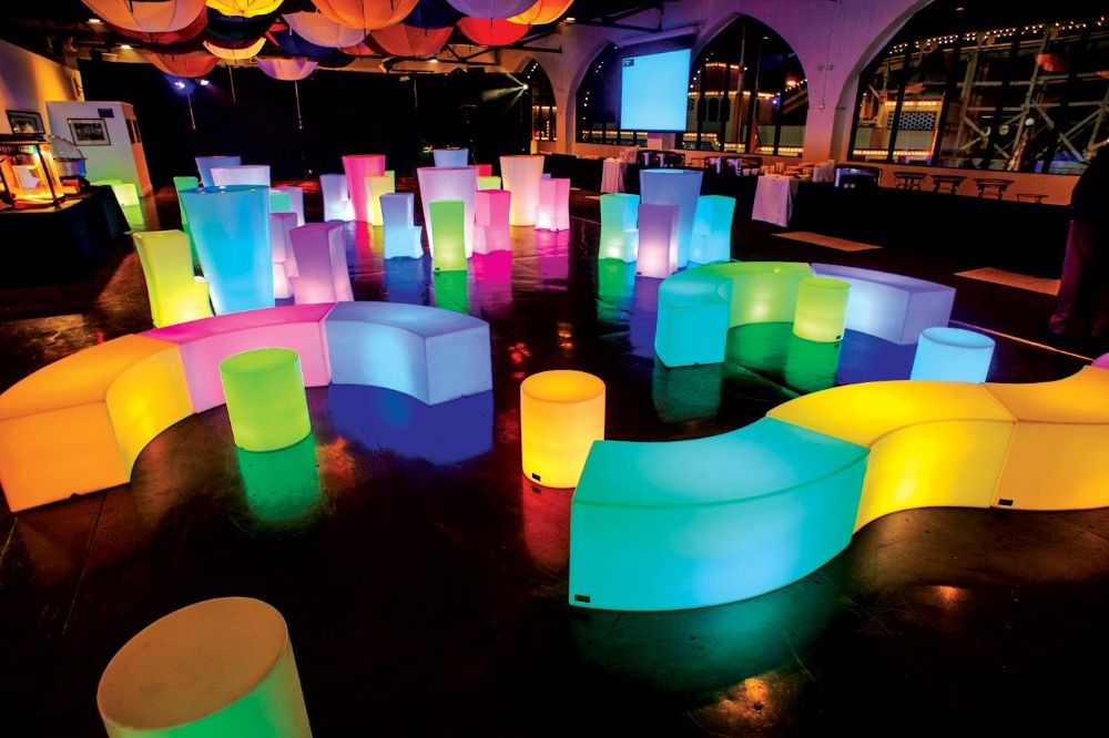 Mobiliario com luz