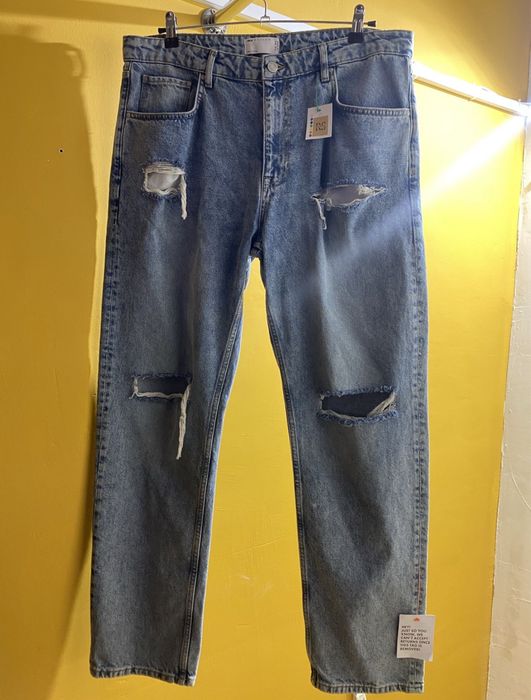 Чоловічі рвані джинси від Asos, висока посадка, W 36, Нові