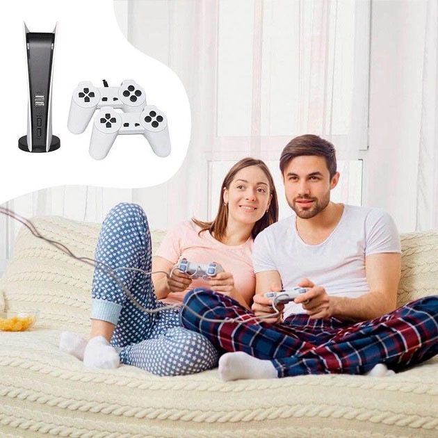Ігрова приставка для телевізора Dendy Game Station GS5 (200 ігор, 8-bit)