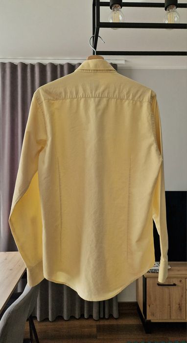 Elegancka męska żółta koszula M, Omega Vision