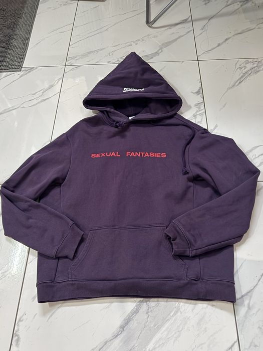 Худи vetements sexual fantasies opium