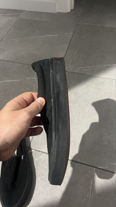 Чорні кеди-сліпони Vans Classic Slip-On