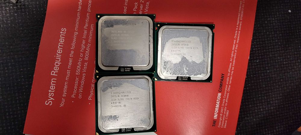 Procesory xeon serwerowe 1szt, 5320, 5150 2szt