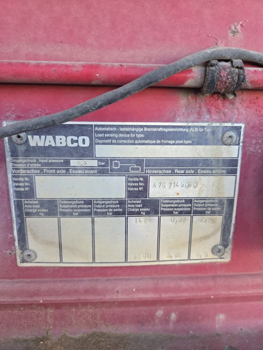 STAS SA33-6K 2001г самоскид- напівпричіп н/пр