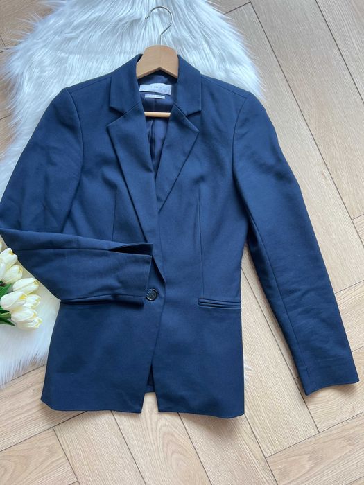 Elegancka marynarka Reserved made in Poland granatowa r S 36 UK 8