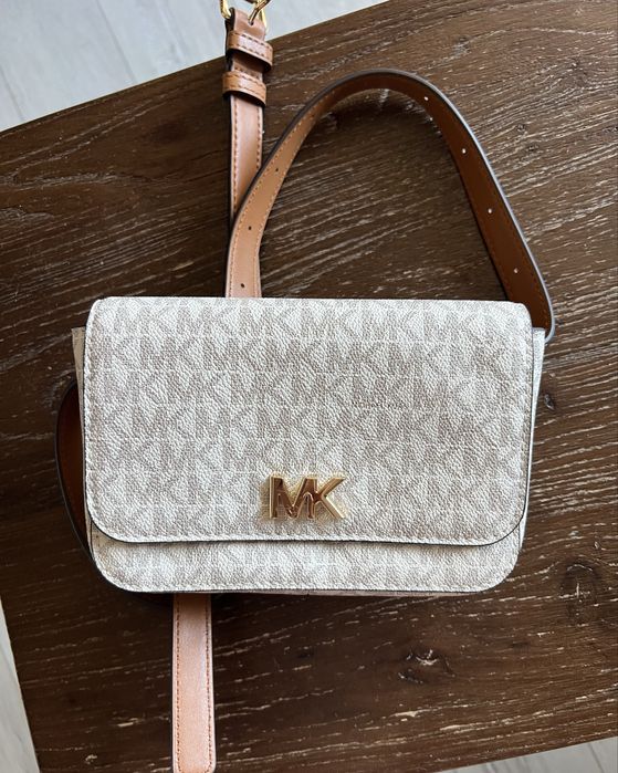 Nerka saszetka Michael Kors Mott Vanilla/Acrn nowa