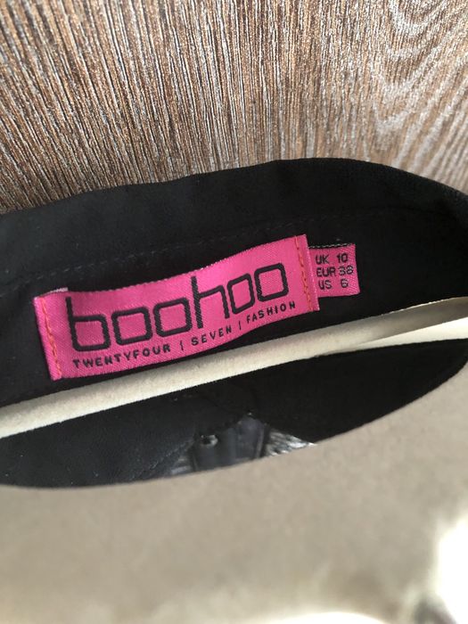 Bluzeczka koronka szyfon boohoo