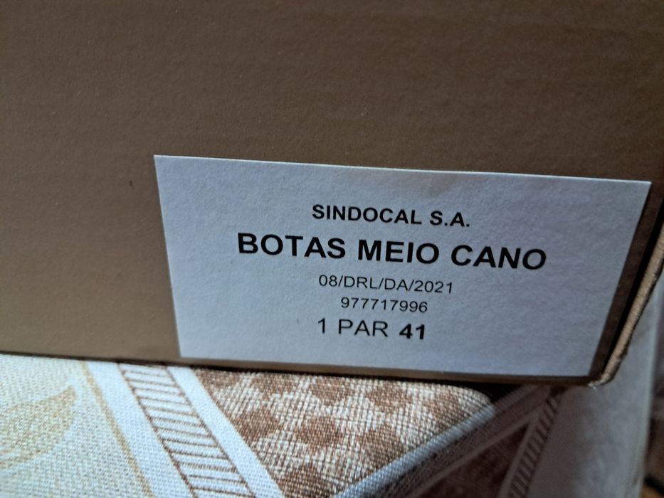 Botas militares Outono/invernol.Novas em caixa.