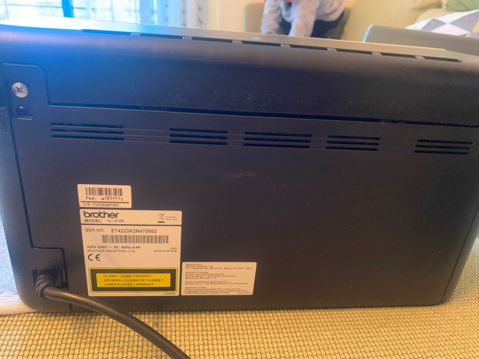 Impressora Brother HL-1212W - Excelente estado - Com caixa e Manuais