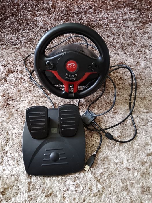 Kierownica z pedałami pc/ps2