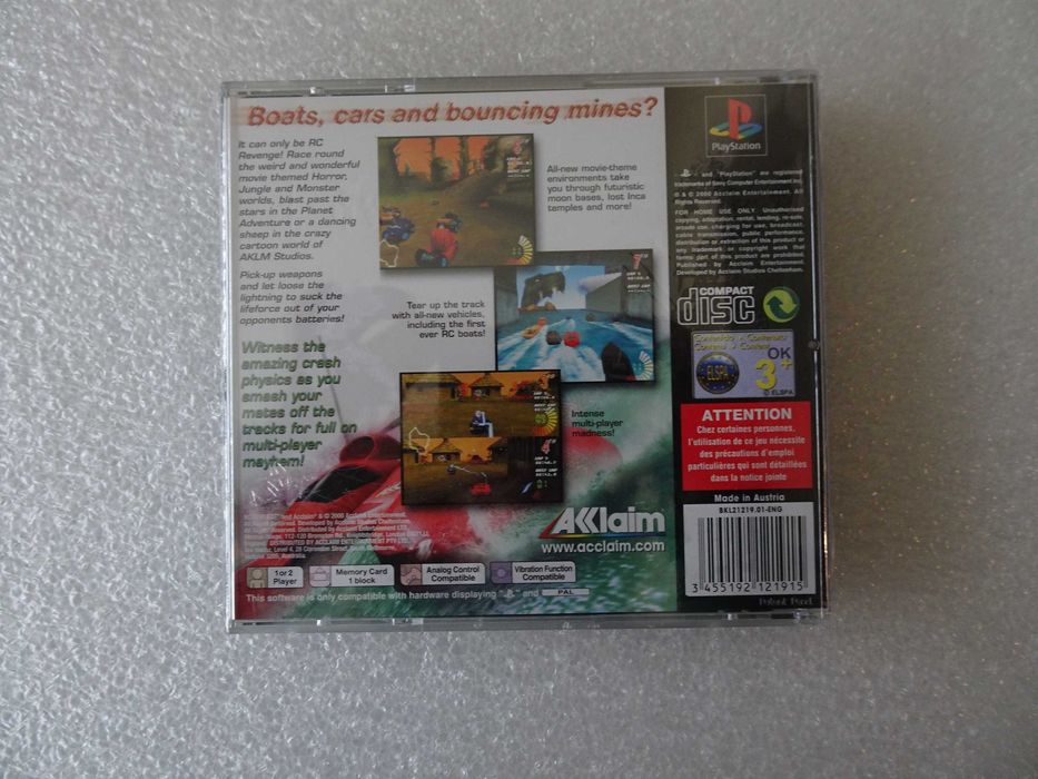 Jogo Playstation 1 - Rc Revenge (selado)