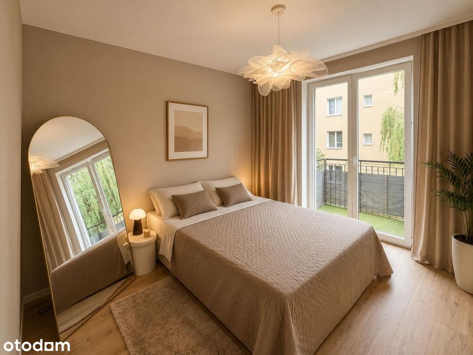 Ścisłe Centum ,49M2 ,3 Pokoje ,1 Pietro,Balkon ,Stylowe Wykończenie,
