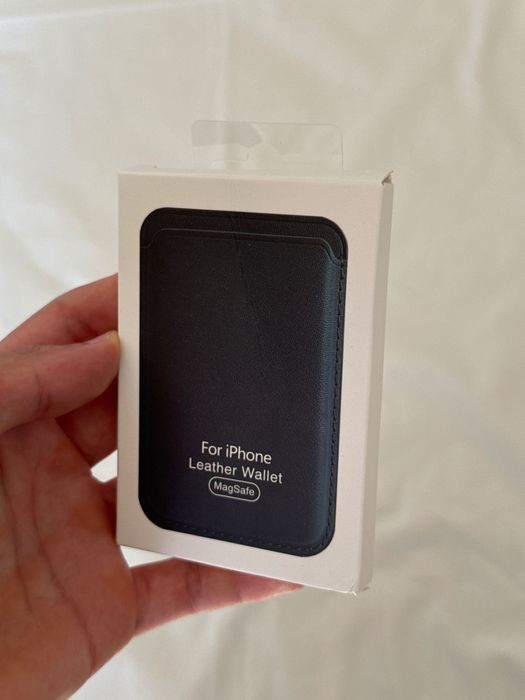 Leather iPhone Wallet carteira magnética para telefone