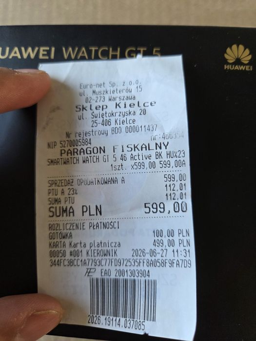 Huawei watch gt5