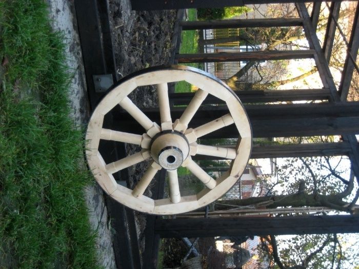 koło drewniane replika
