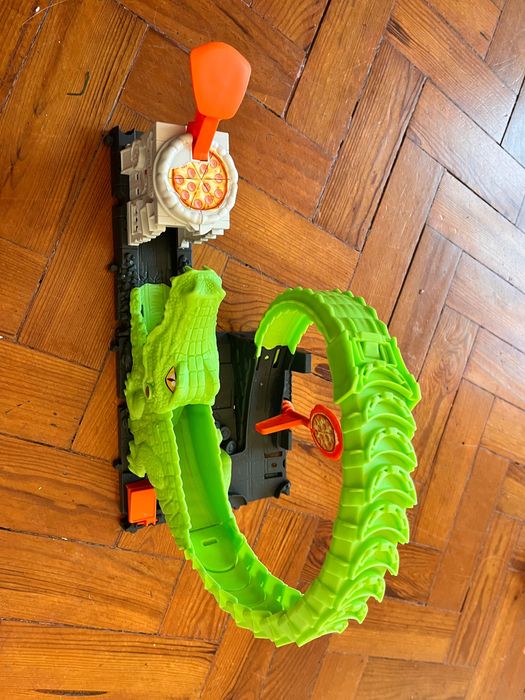 Hot Wheels City Ataque de crocodilo pista para carros