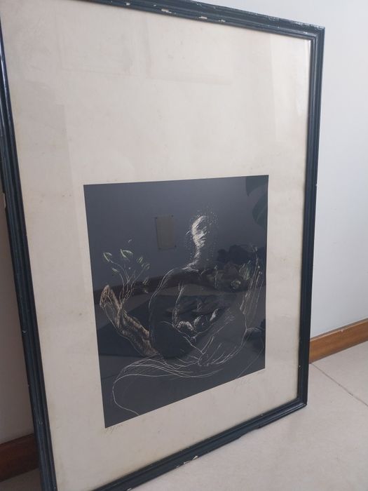 Serigrafia José Rodrigues assinada e numerada, 1980