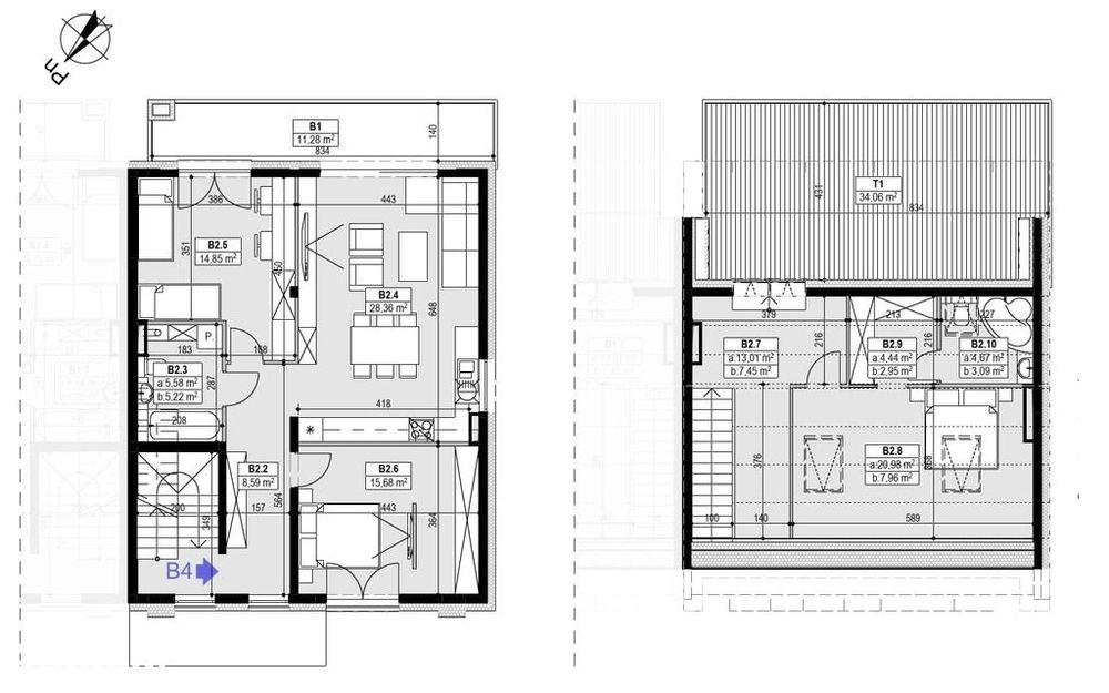 Luksusowe 2-poziomowe 101 m² | taras| pod Krakowem