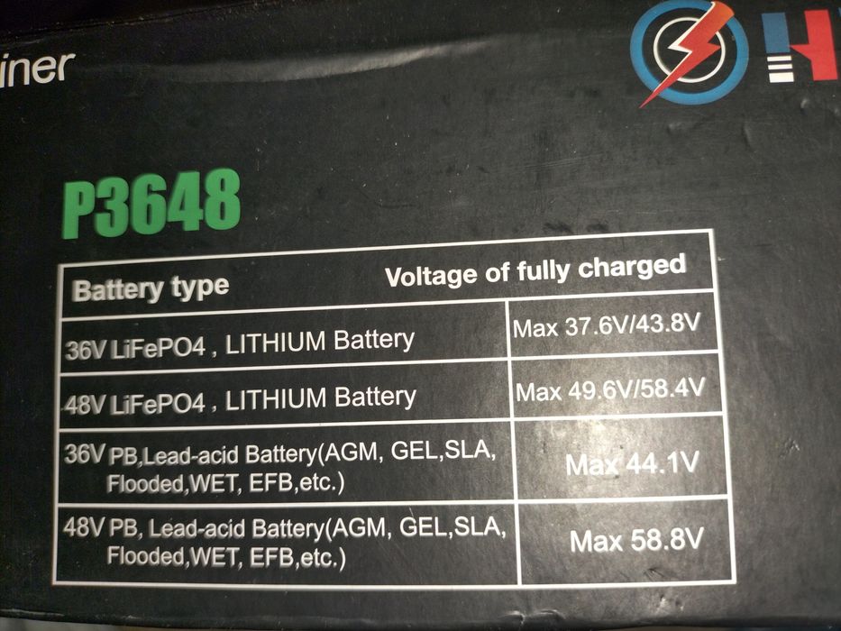 Ładowarka /prostownik Lifepo4 HTRC P3648 nowy