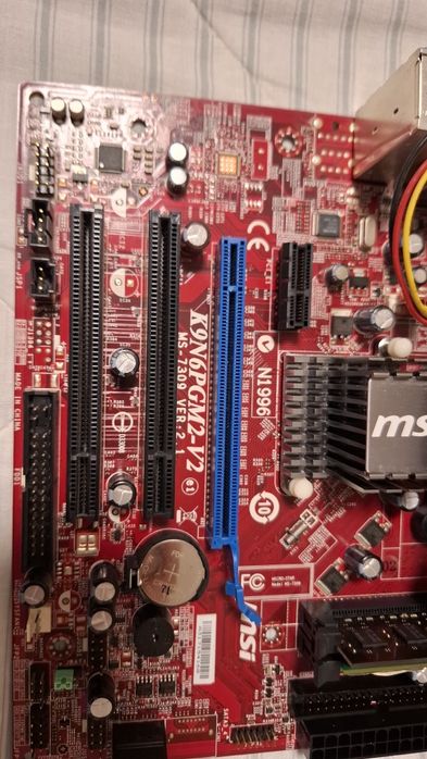 Материнська плата msi проц ddr2