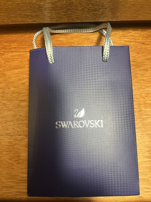 Naszyjnik Swarovski Miś Różowy