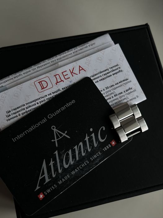 Часы Atlantic Seasport ND Chronograph Swiss Made | як нові