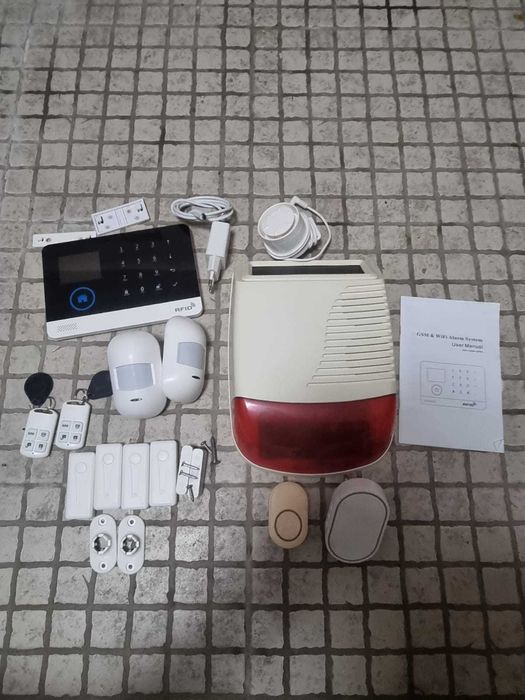 alarme para loja ou casa com sirene exterior