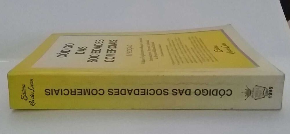 Livro: Código das Sociedades Comerciais (Portes incluídos)