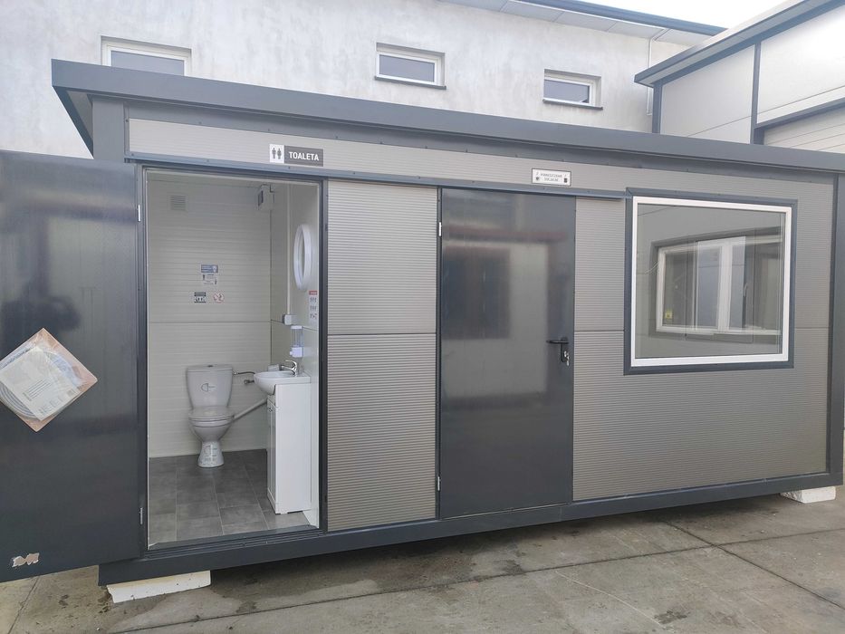 WC Pawilon kontener CAMPING socjalny domek letniskowy KUCHNIA TOALETA