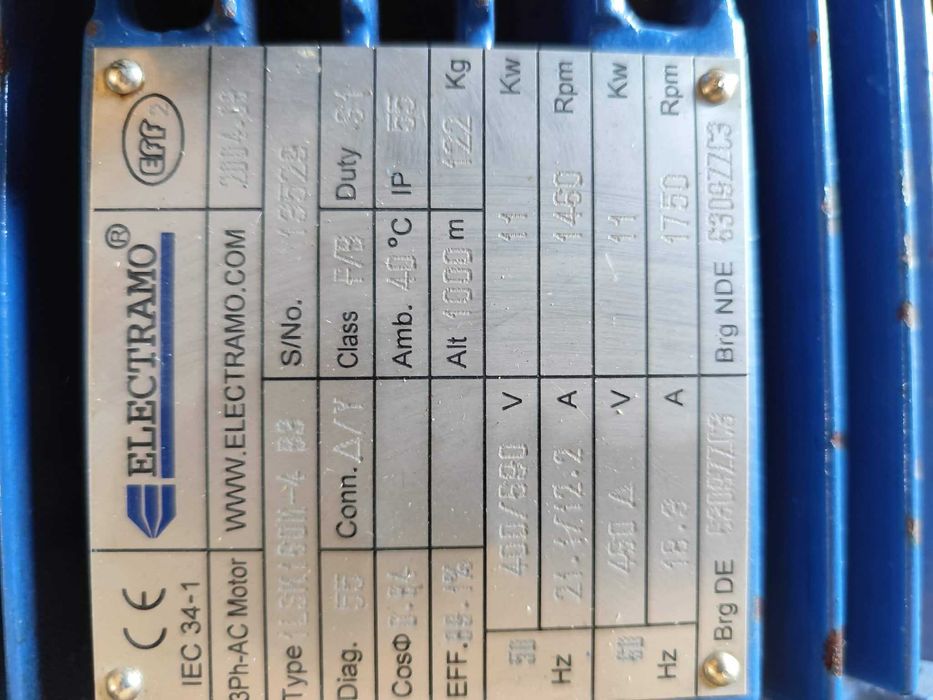 Silnik 11 Kw electramo używany