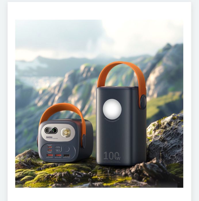 Remax RPP-100 60000mAh Gutitan Series PD100W+QC22.5W (з ліхтарем)