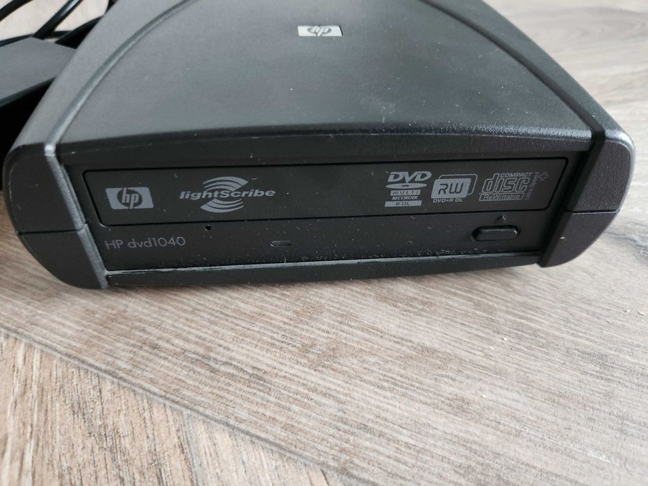 Nagrywarka zewnętrzna CD DVD Multiformat HP Lightscribe 1040e