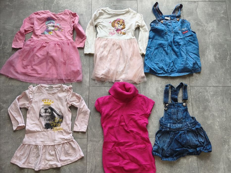 Ubranka dla dziewczynki 98-104 wiosenne