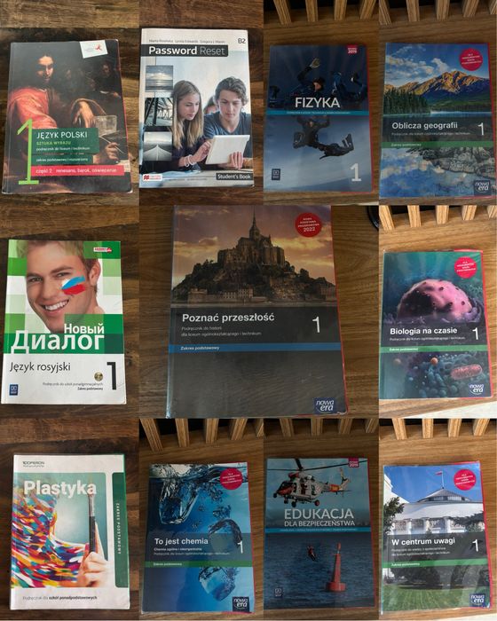 podreczniki do klasy pierwszej szkoly sredniej