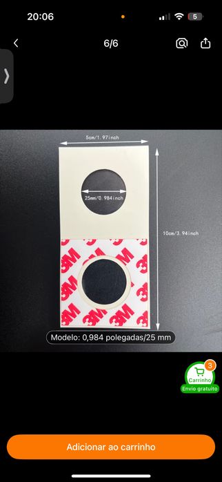 Autocolantes para moedas 50X