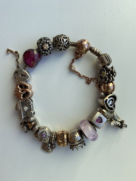 Пандора оригінал браслет з шармами