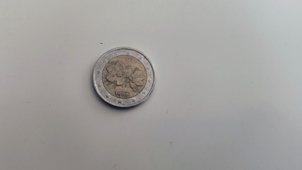 Moeda 2 euro antiga 1999
