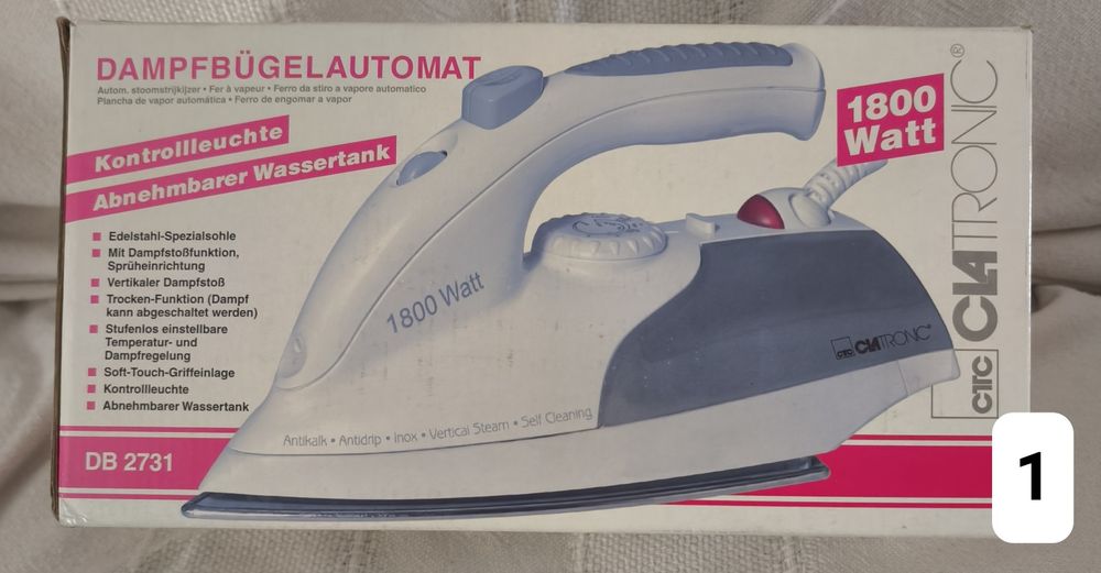 Ferro de engomar:1800w e 2300w