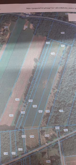 Dzialka rolna 5537 m2