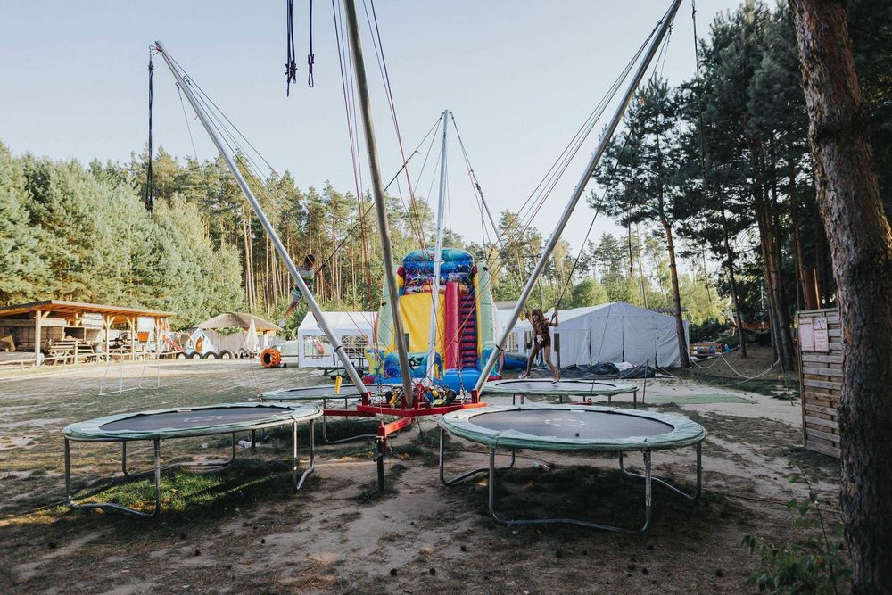 TRAMPOLINA EUROBUNGEE- atrakcyjna cena !