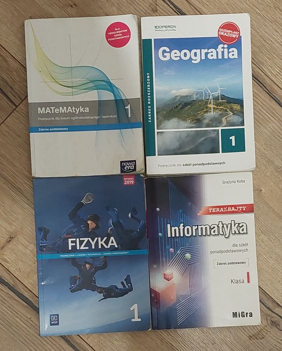 Książki do 1 klasy liceum/technikum
