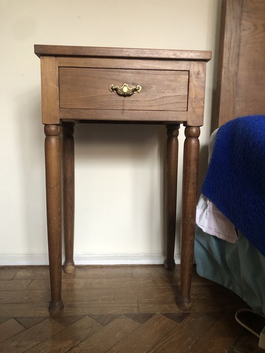 Cama madeira maciça + 2 Mesinhas cabeceira