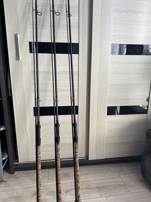 3szt wędki Daiwa Vertice 10ft 3.25lbs pokrowce Fox camolite